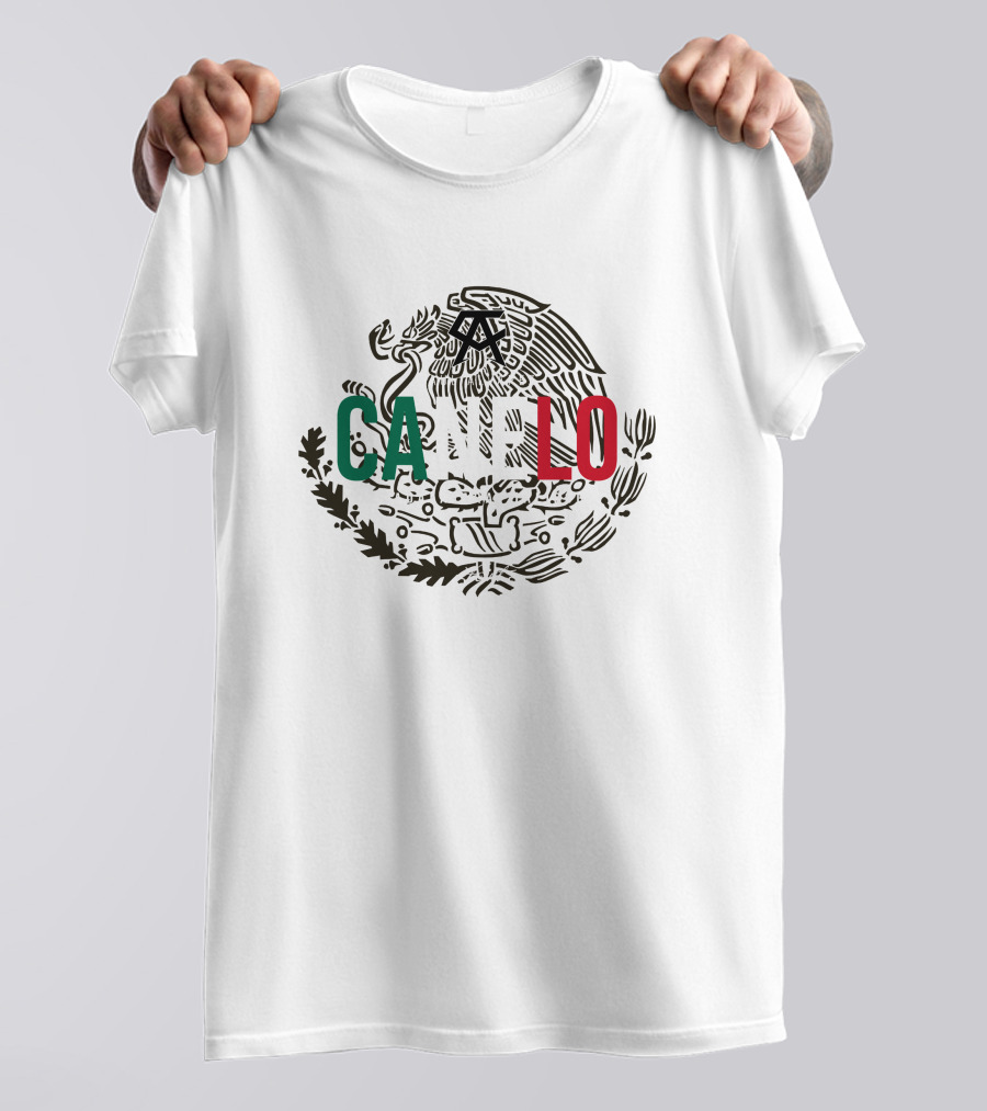 Canelo Alvarez Mexican Emblem Style CA Boxing T-Shirt
