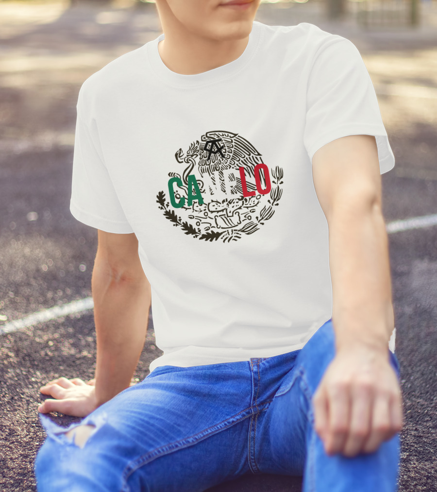 Canelo Alvarez Mexican Emblem Style CA Boxing T-Shirt