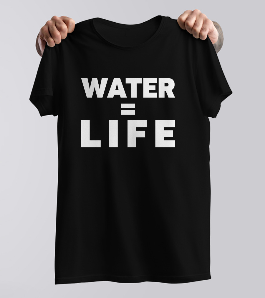 Water = Life Sebastian Vettel FormulaLina T-Shirt