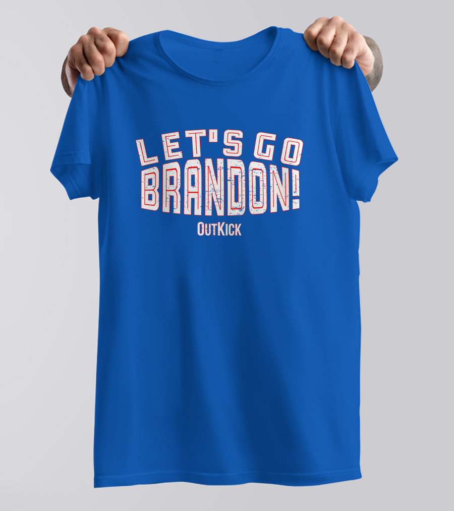 Outkick Let's Go Brandon Lay Travis T-Shirt