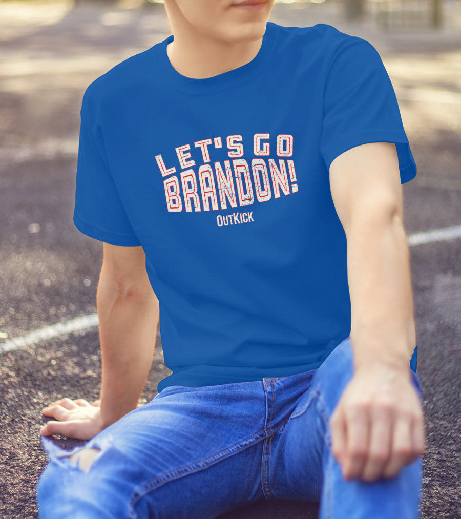 Outkick Let's Go Brandon Lay Travis T-Shirt