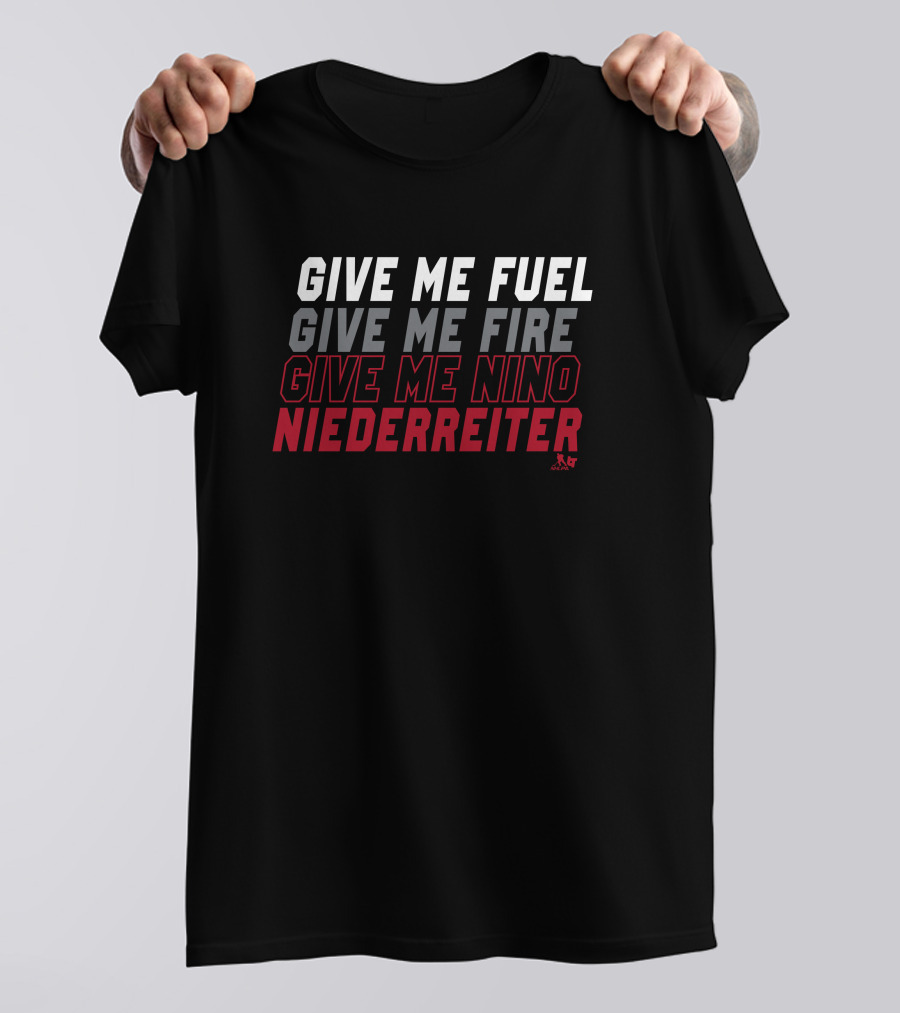Give Me Fuel Fire Nino Niederreiter NHLPA T-Shirt