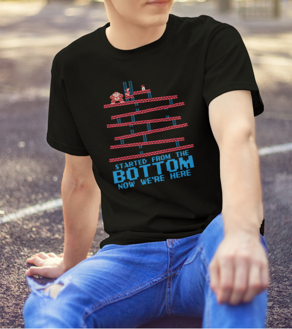 Drakey Kong Started From The Bottom Now We're Here T-Shirt