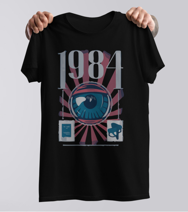 1984 Dystopia Eye And Megaphone T-Shirt