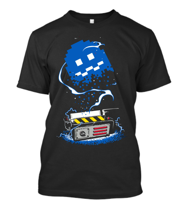 Pac-Man Ghostbuster Trap Pixel Ghost Caught T-Shirt