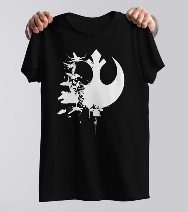 Star Wars Heroes Of The Rebellion Rebel Alliance Emblem X-Wing Fighters T-Shirt