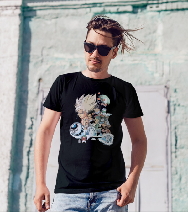 Heroes Of The Space Capsule Warriors Lunar Battle Icons Fusion T-Shirt