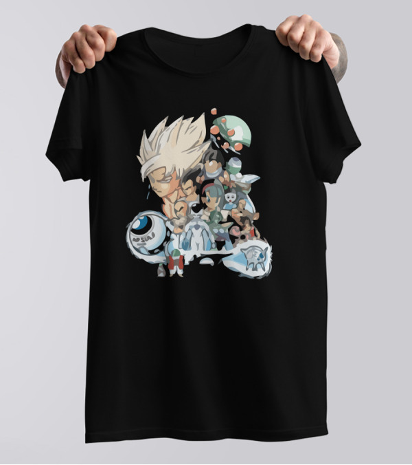 Heroes Of The Space Capsule Warriors Lunar Battle Icons Fusion T-Shirt