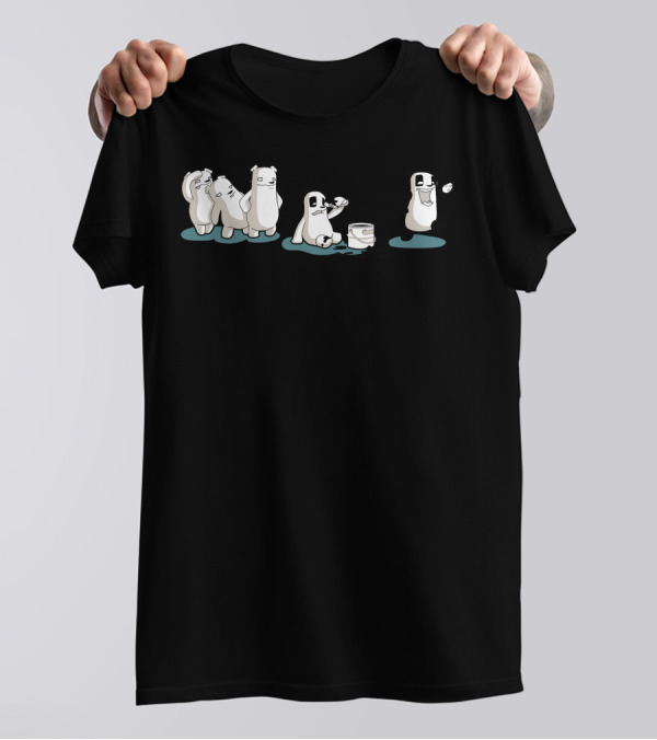 I Just Wanna Be A Panda Painting Transformation T-Shirt