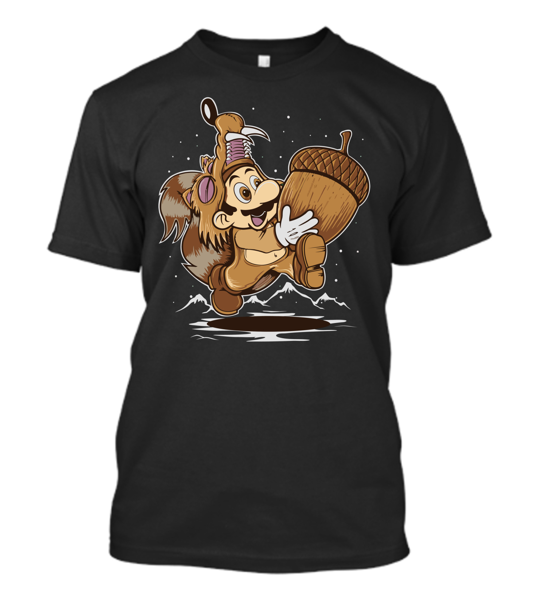 Ice Bros Mario Acorn Scrat Crossover Adventure T-Shirt