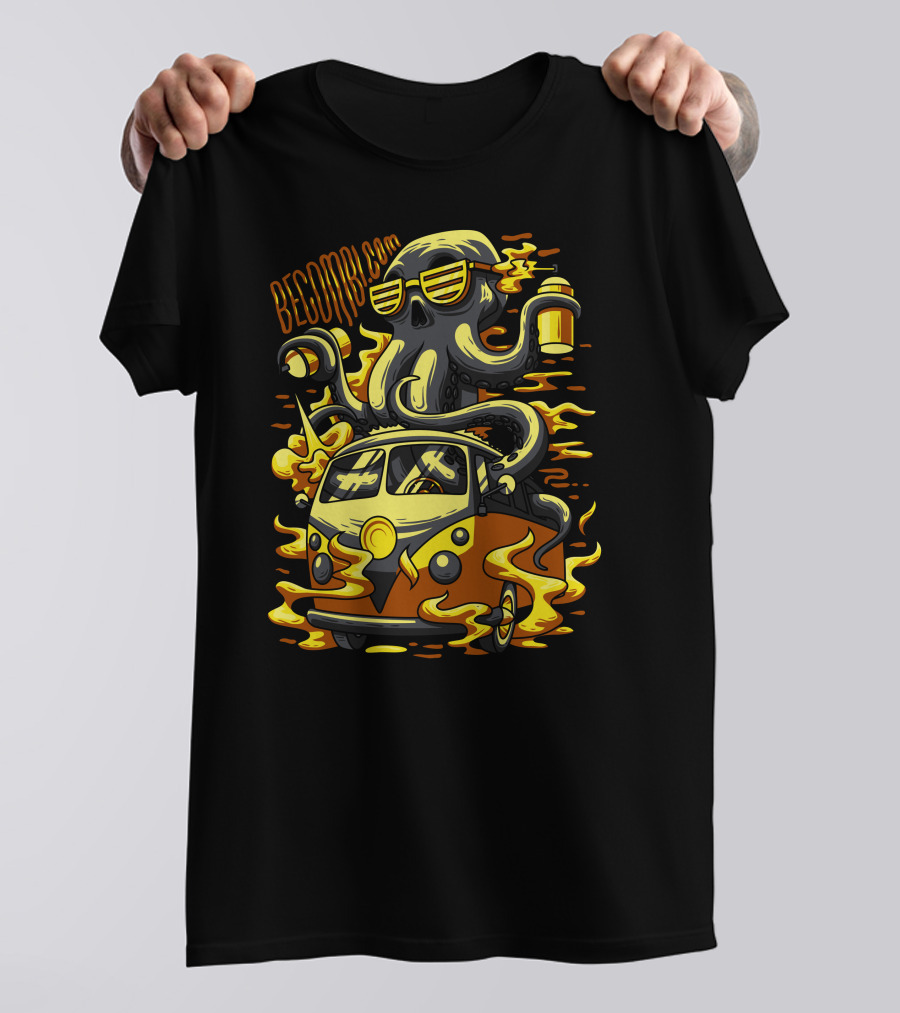 BECOMBECOMM Iconanggatantama Octopus Van T-Shirt