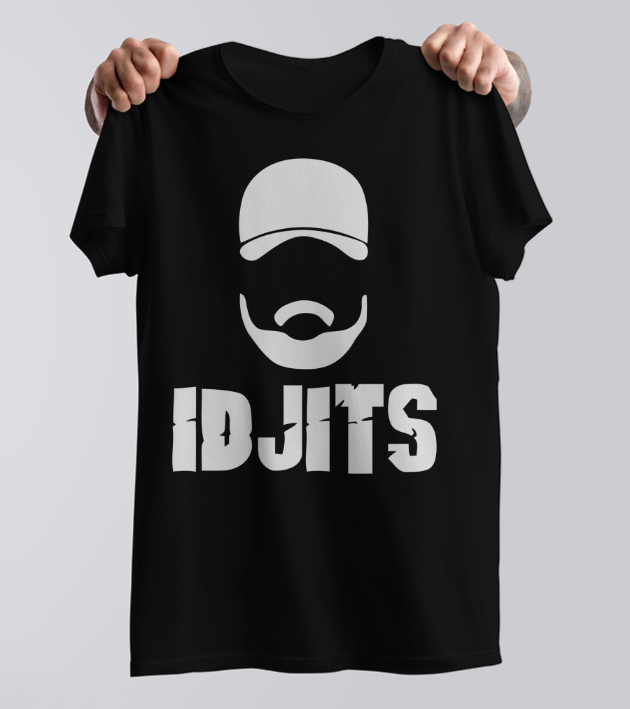 Idjits Trucker Hat Beard T-Shirt
