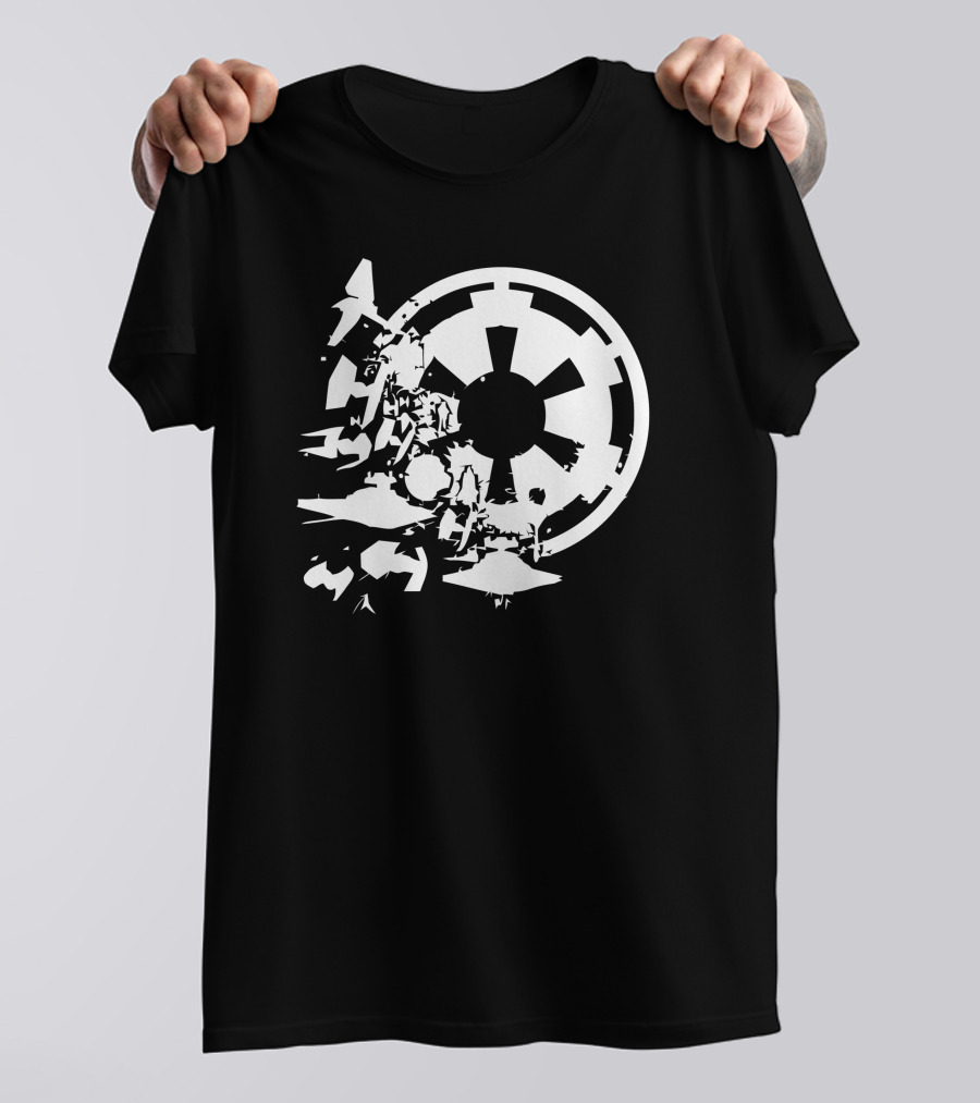 Imperial Revenge Star Warships And Emblem T-Shirt