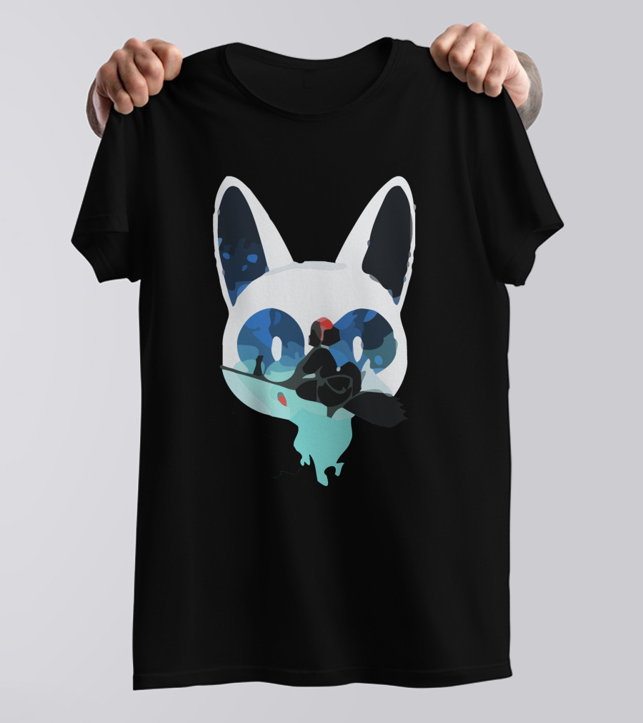 Kiki's Delivery Service Cat And Witch T-Shirt