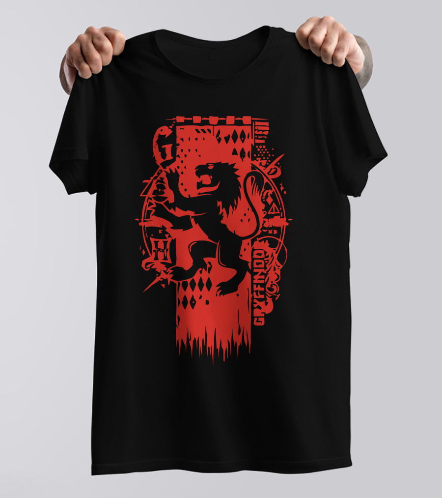 Gryffindor Lion Crest Red T-Shirt