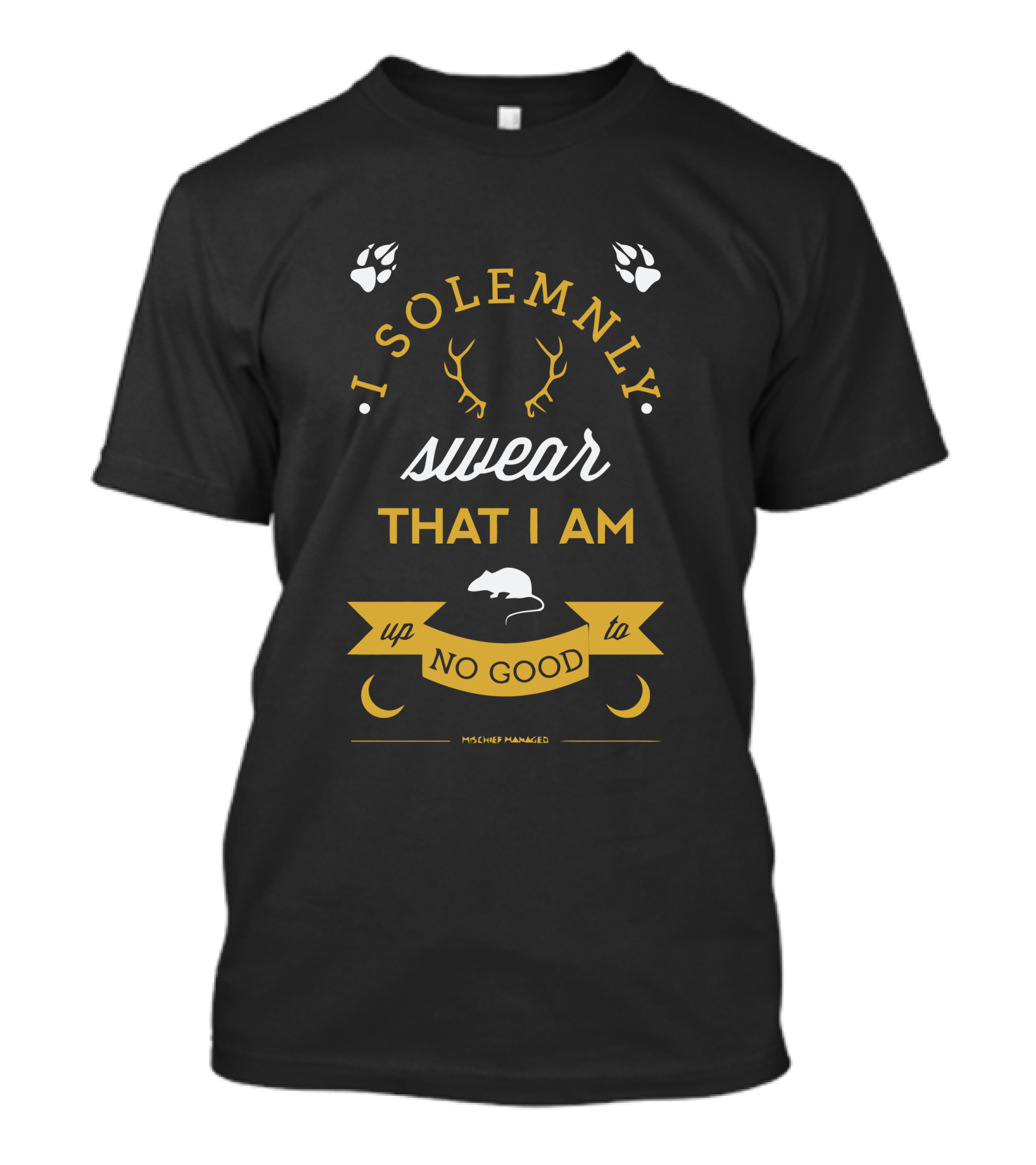 I Solemnly Swear That I Am Up To No Good Marauder Mischief Managed T-Shirt