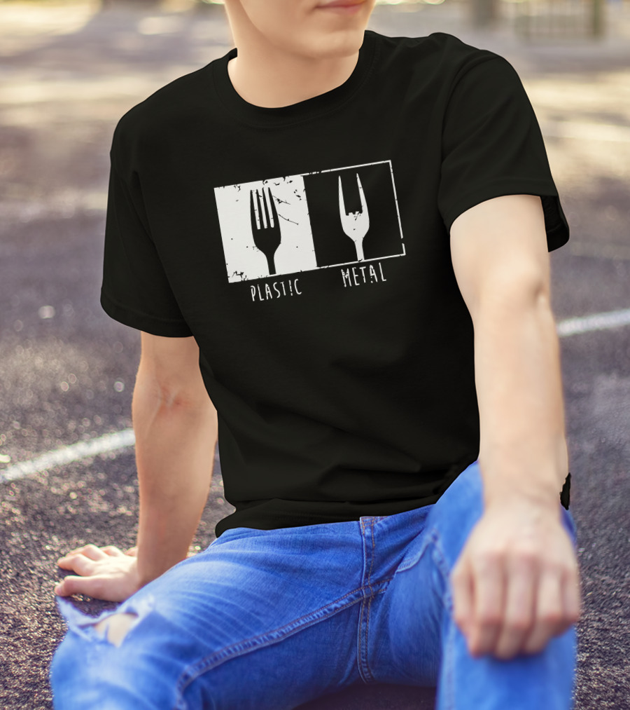 Plastic Metal Fork T-Shirt