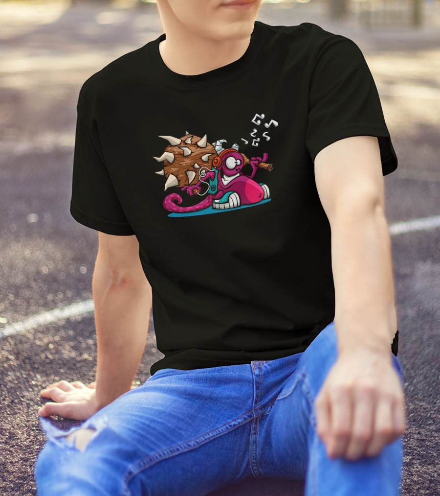 Monster Melodi Spiky Club Musical Creature T-Shirt