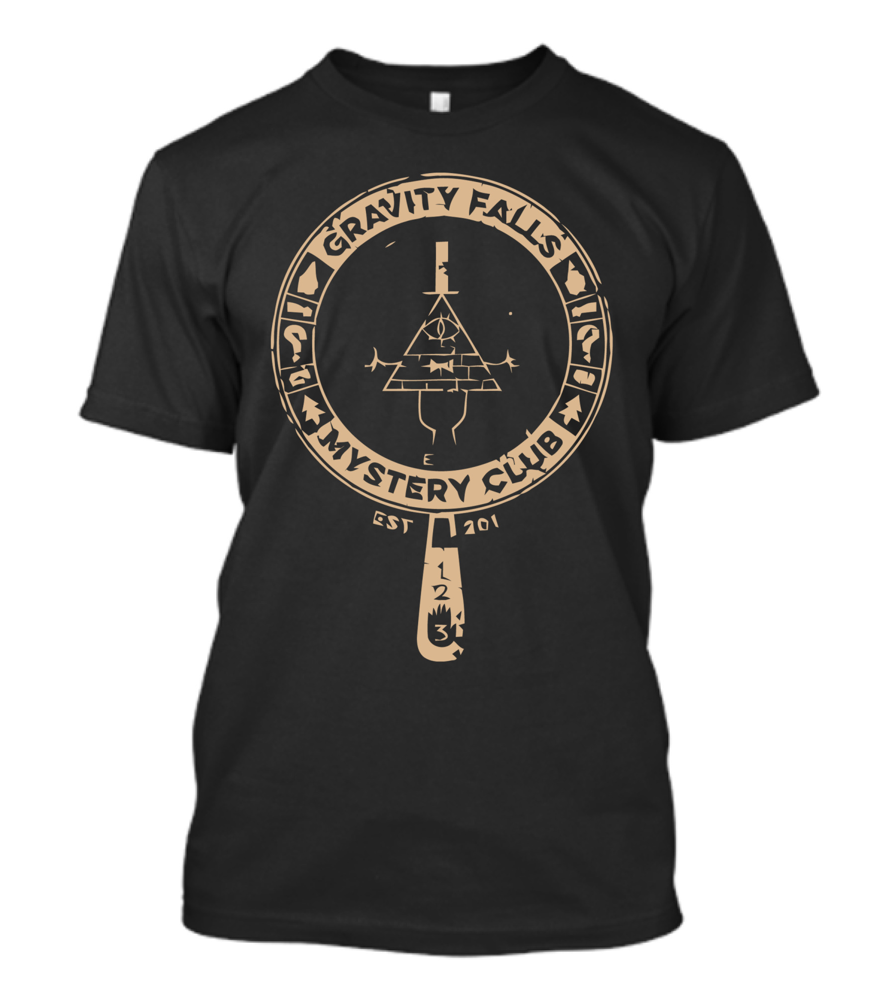Gravity Falls Mystery Club Est 2012 Illuminati T-Shirt