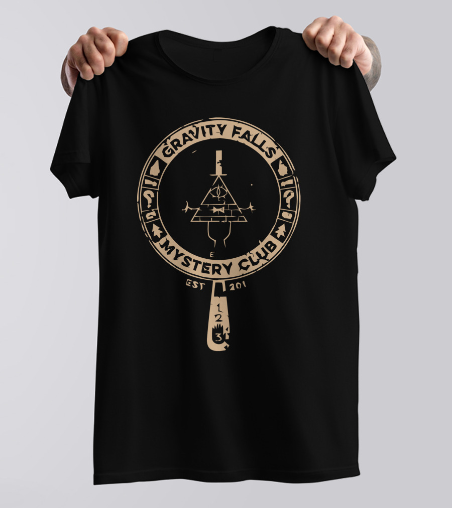 Gravity Falls Mystery Club Est 2012 Illuminati T-Shirt