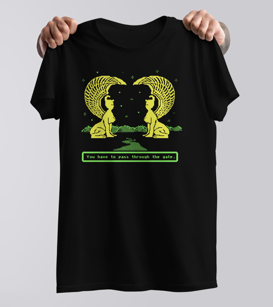 You Have To Pass Through The Gate Neverending Trail Sphinxes T-Shirt