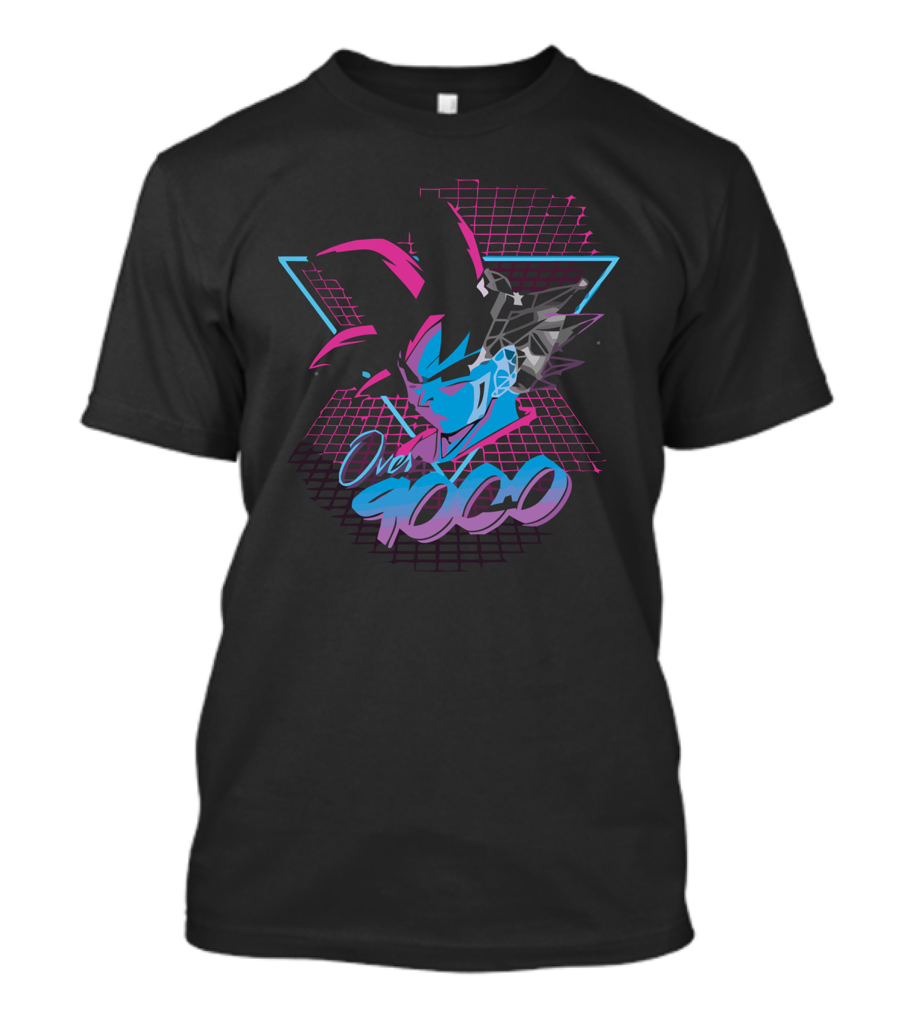 Dragon Ball Z Over 9000 Goku Neon T-Shirt