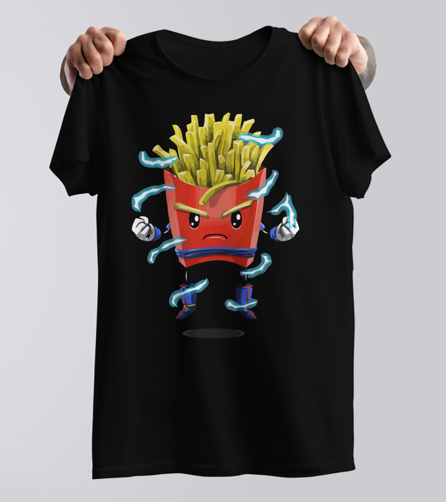Saiyan Fries Super Power Up T-Shirt
