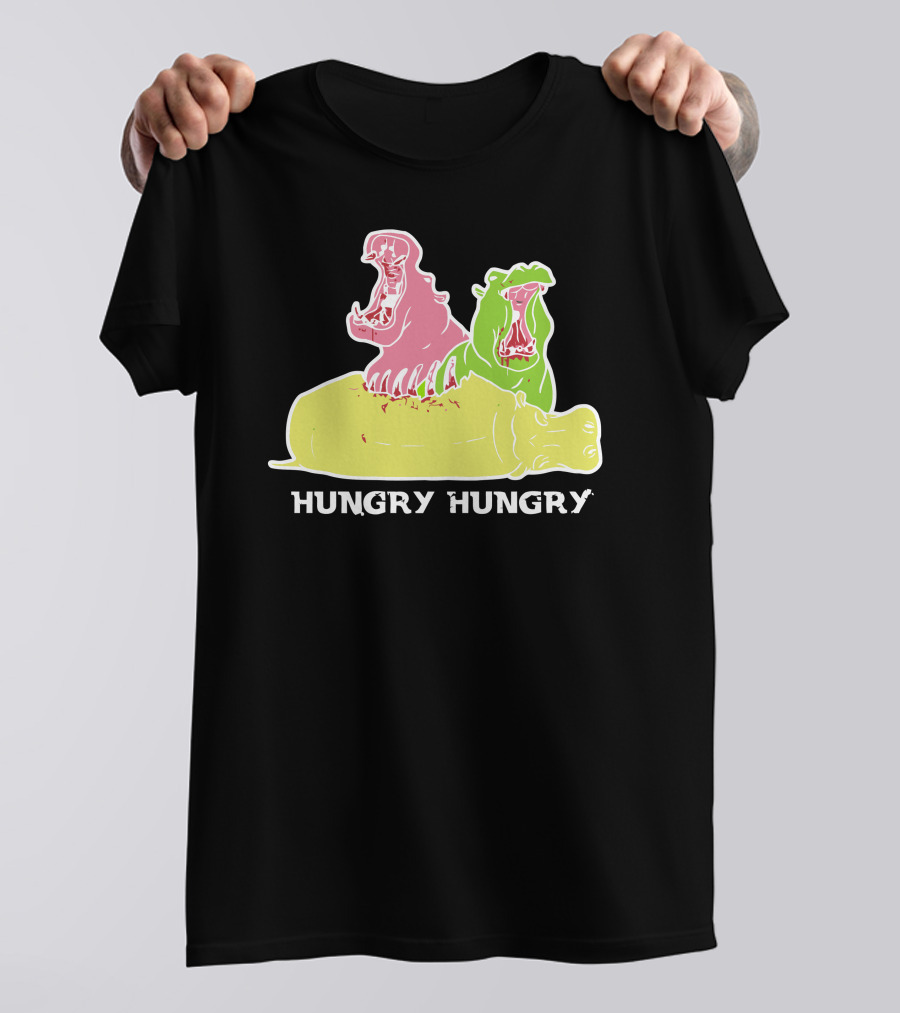 Hungry Hungry Hippos Burrito Mashup T-Shirt