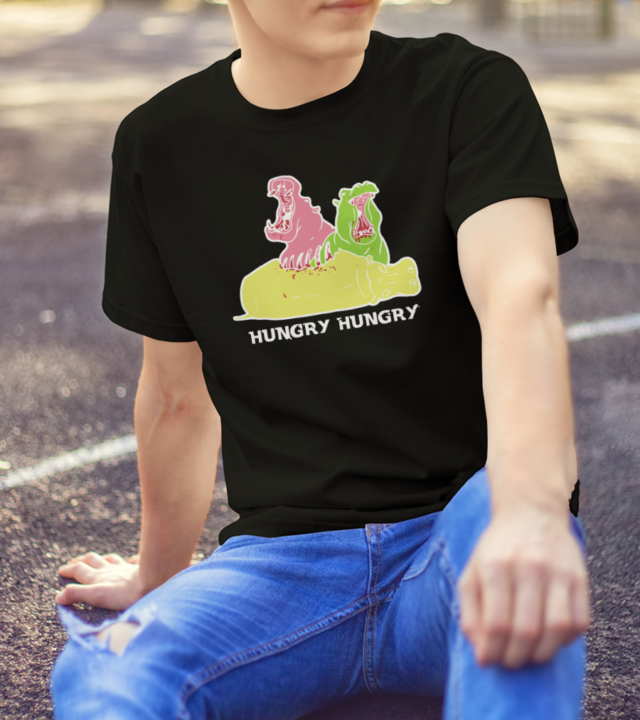 Hungry Hungry Hippos Burrito Mashup T-Shirt