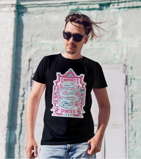 Chihiro's Spirited Soap Dragon Bathhouse Enchantment T-Shirt