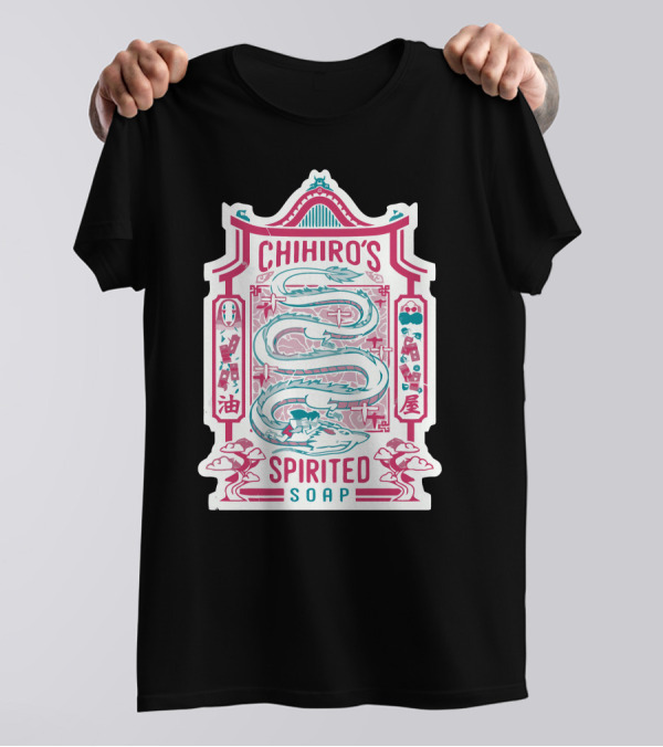 Chihiro's Spirited Soap Dragon Bathhouse Enchantment T-Shirt