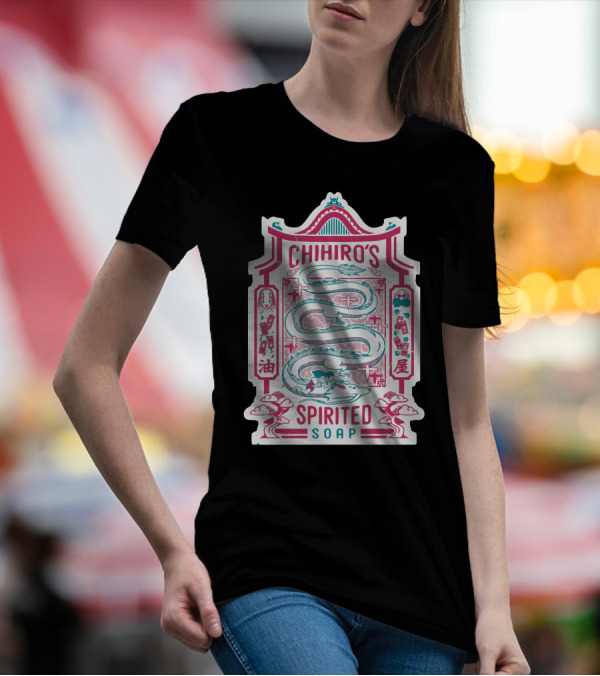 Chihiro's Spirited Soap Dragon Bathhouse Enchantment T-Shirt