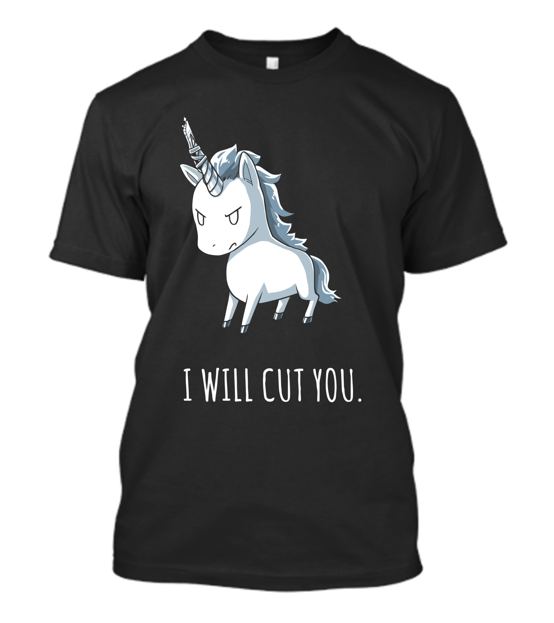 Stabby The Unicorn I Will Cut You T-Shirt