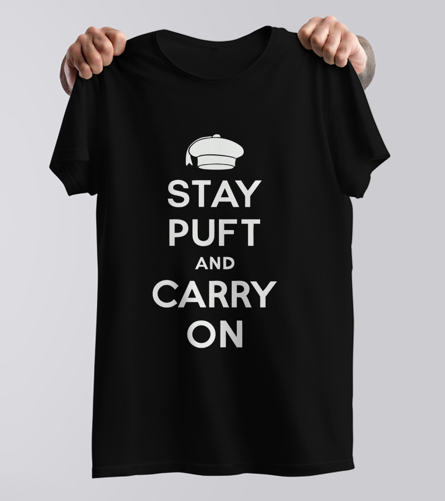 Stay Puft And Carry On Ghostbusters Sailor Hat T-Shirt