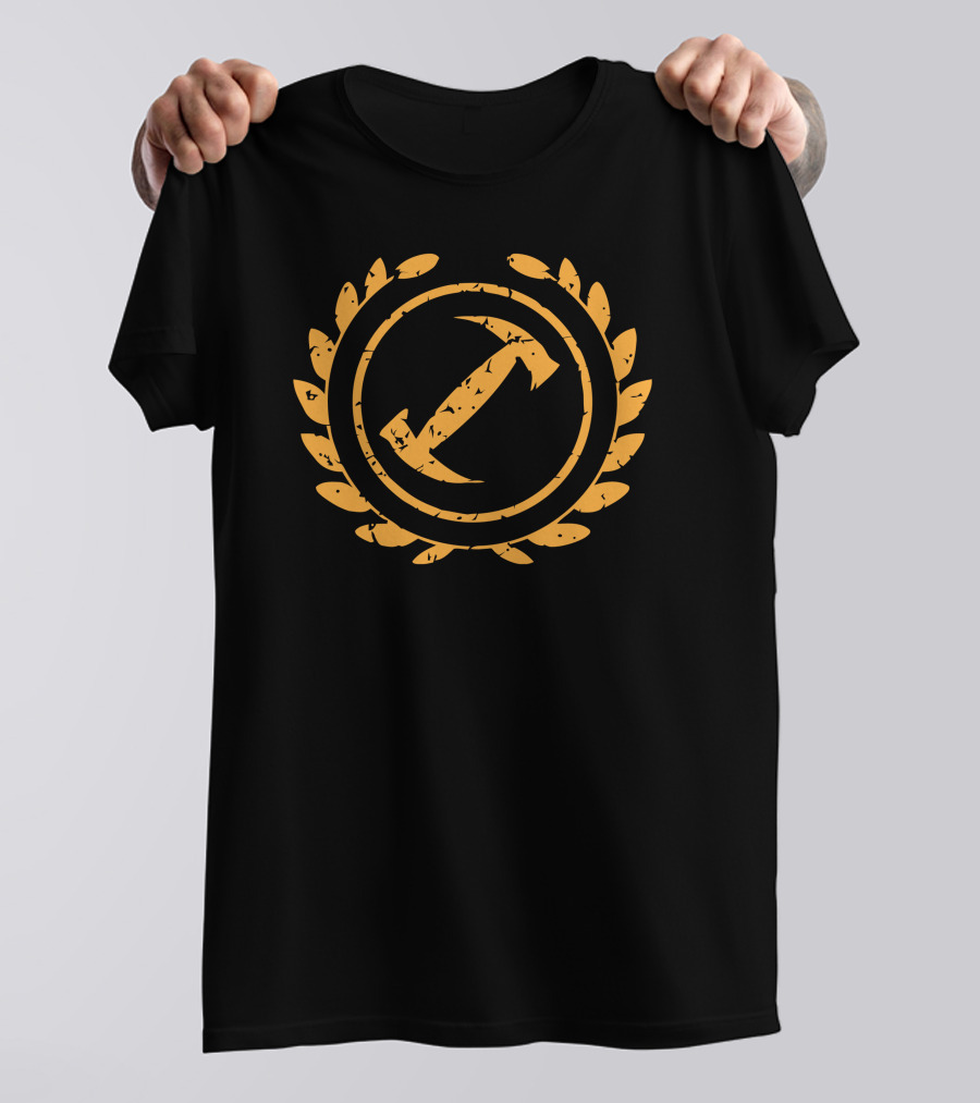 Stonecutters Simpsons Hammer And Chisel Laurel Emblem T-Shirt