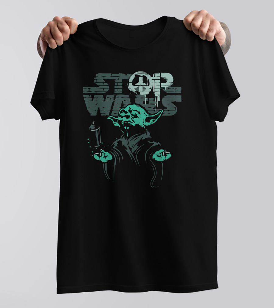 Stop Wars Jedi With Syringe Peace T-Shirt