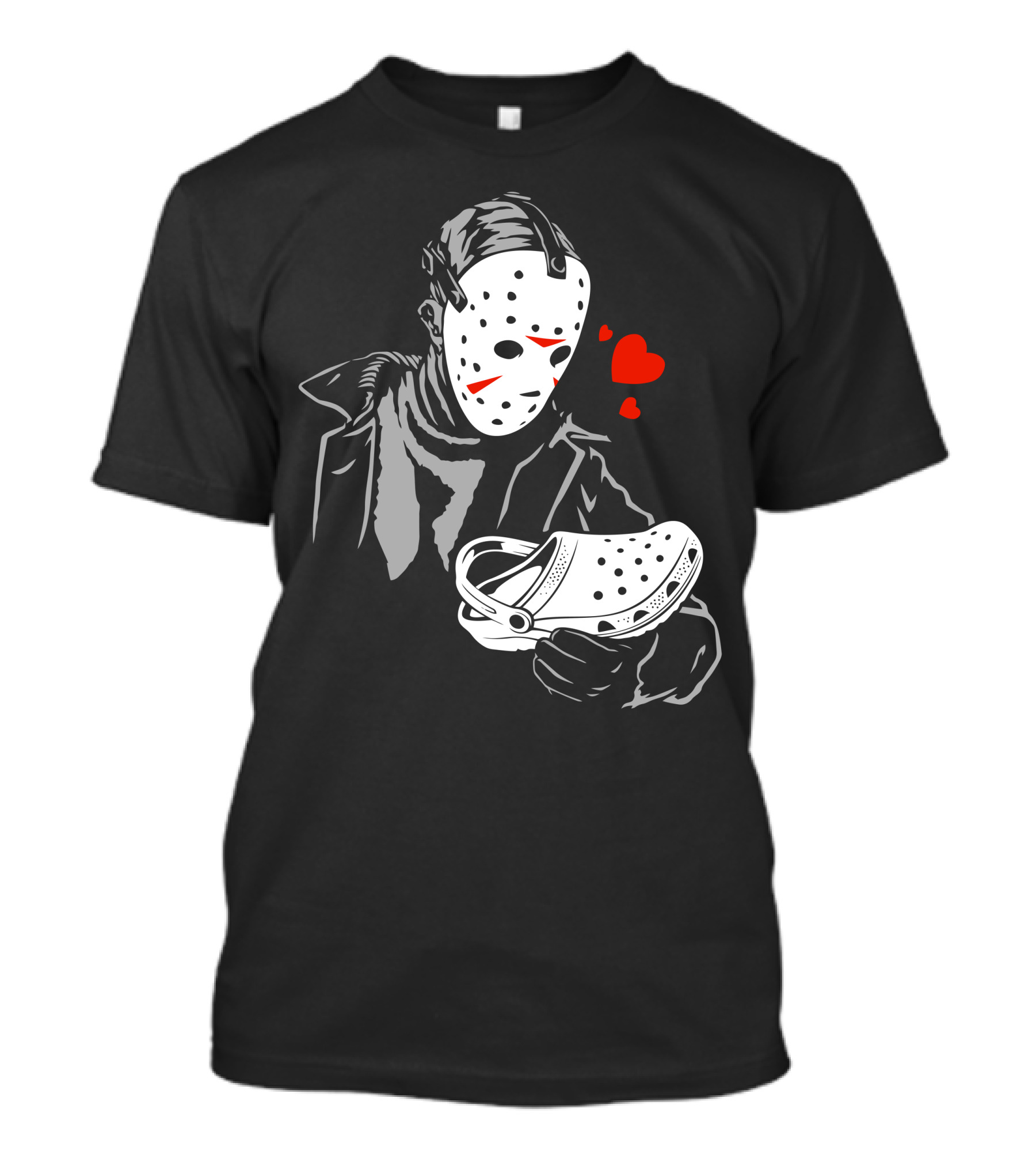 Jason Voorhees Heart Crocs T-Shirt