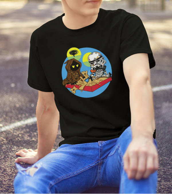 Jawa Vs Sandtrooper Sandbox Showdown T-Shirt