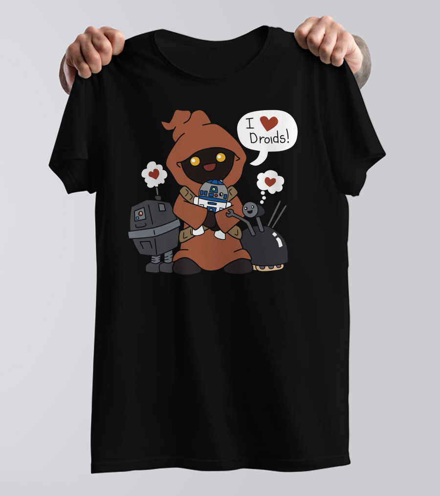 Jawas Love I Heart Droids T-Shirt
