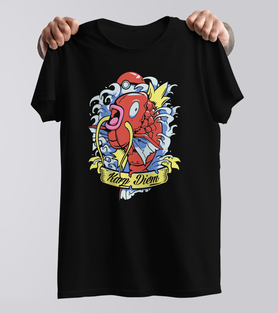 Karp Diem Magikarp Water Waves Pokéball T-Shirt