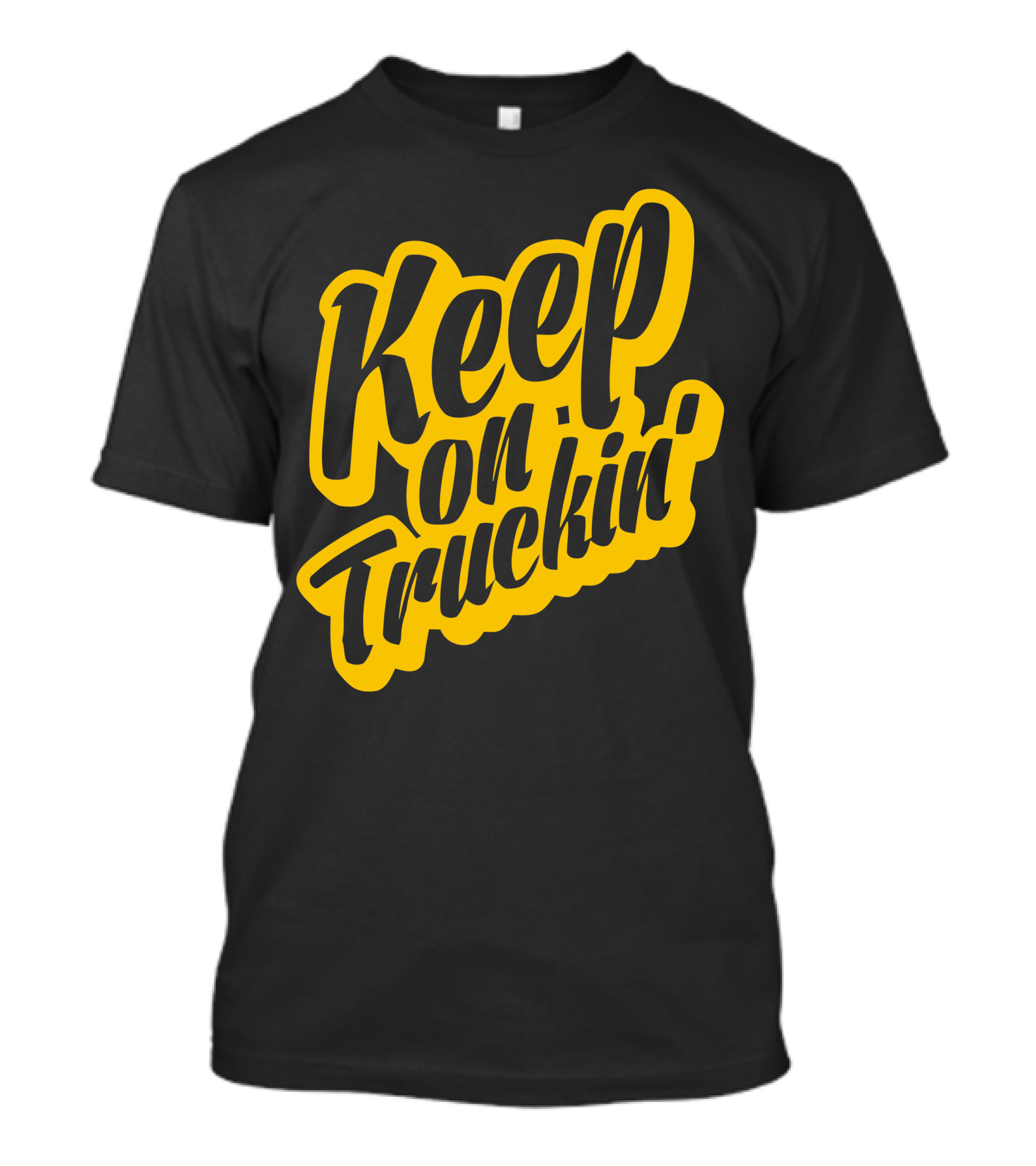 Keep On Truckin Robert Crumb Style Vintage Retro 1970s Lettering T-Shirt
