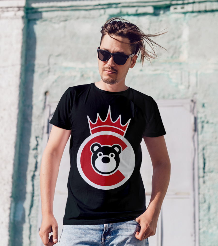 Crowned C Bear Kings Of The Mound T-Shirt