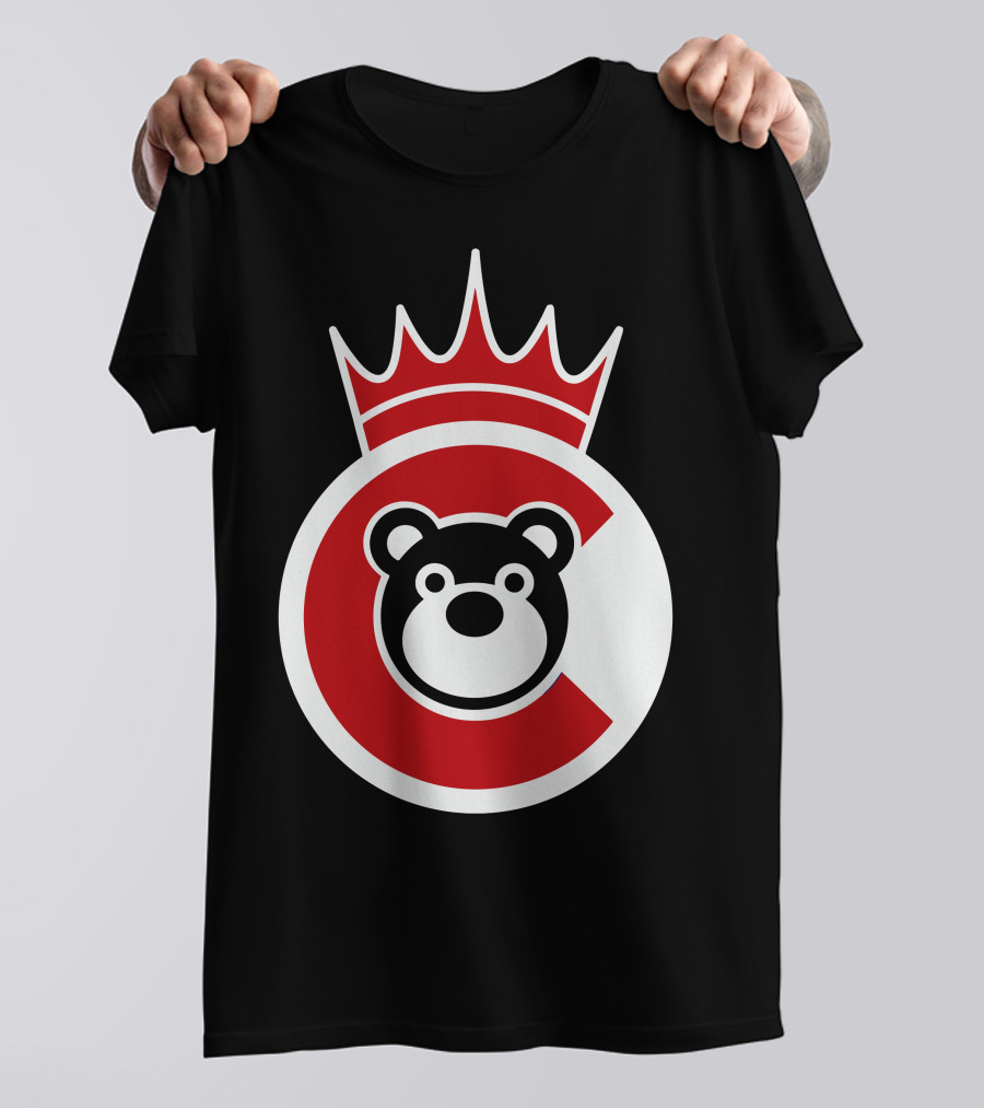 Crowned C Bear Kings Of The Mound T-Shirt