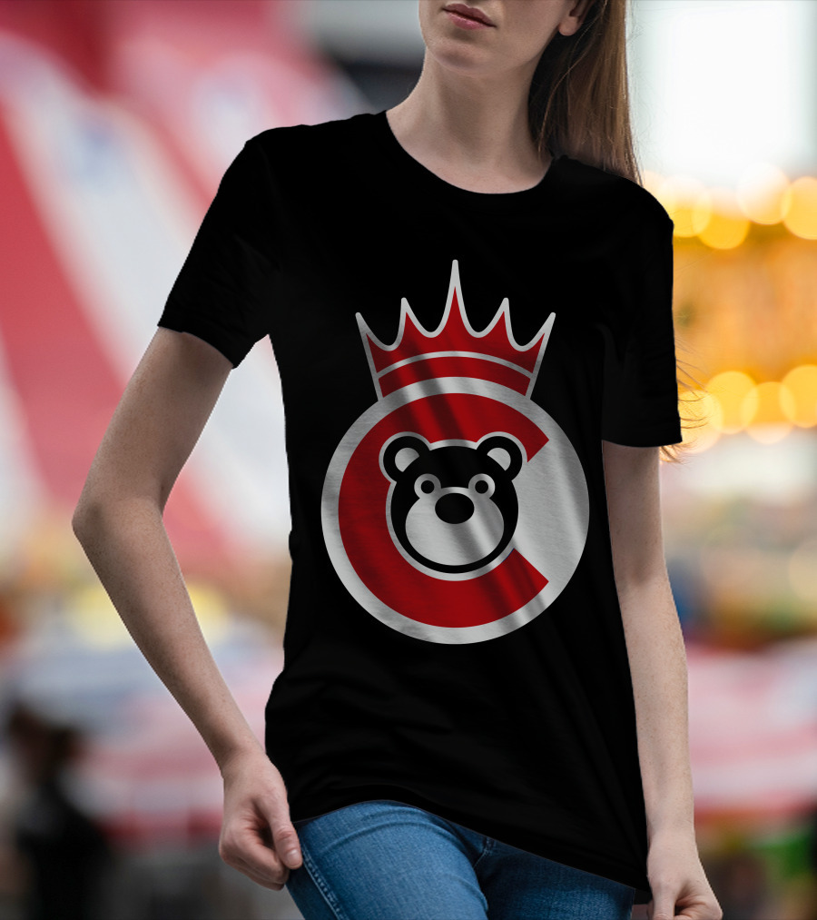 Crowned C Bear Kings Of The Mound T-Shirt