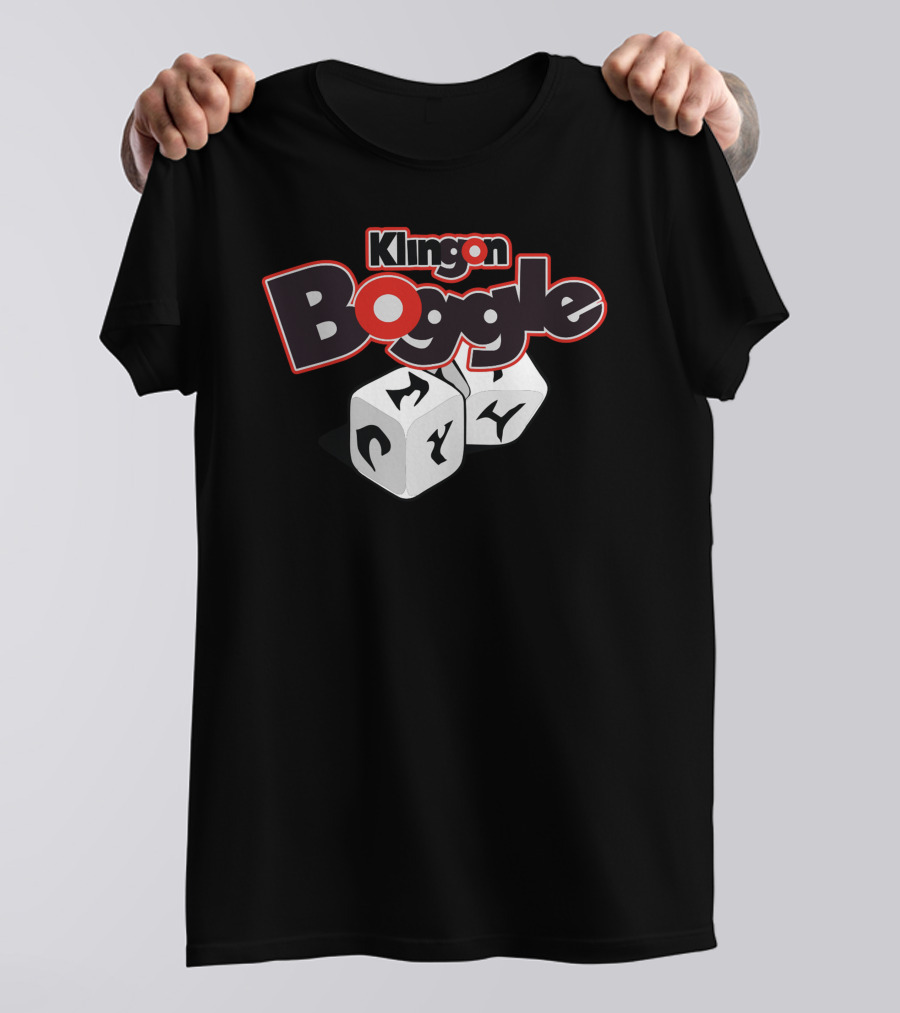 Klingon Boggle Dice Game T-Shirt