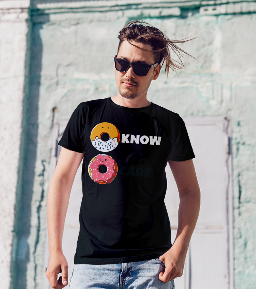 Know Care Donut Faces Sprinkles And Icing T-Shirt