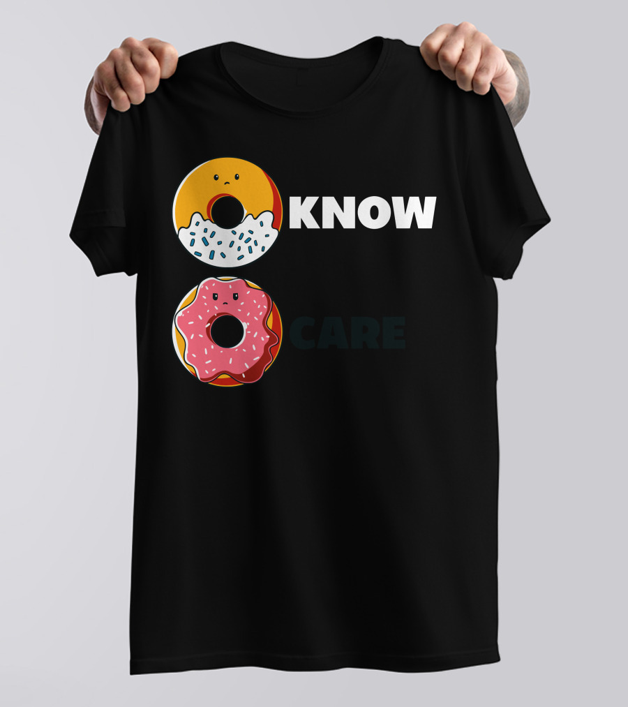 Know Care Donut Faces Sprinkles And Icing T-Shirt