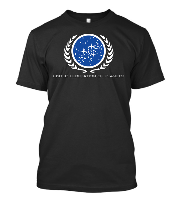 Star Trek United Federation Of Planets Emblem Icon Space Adventure Fandom T-Shirt
