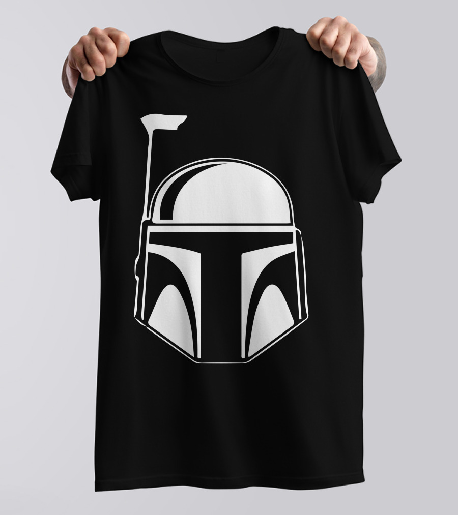 Star Wars Inspiriert Boba Fett Helm T-Shirt