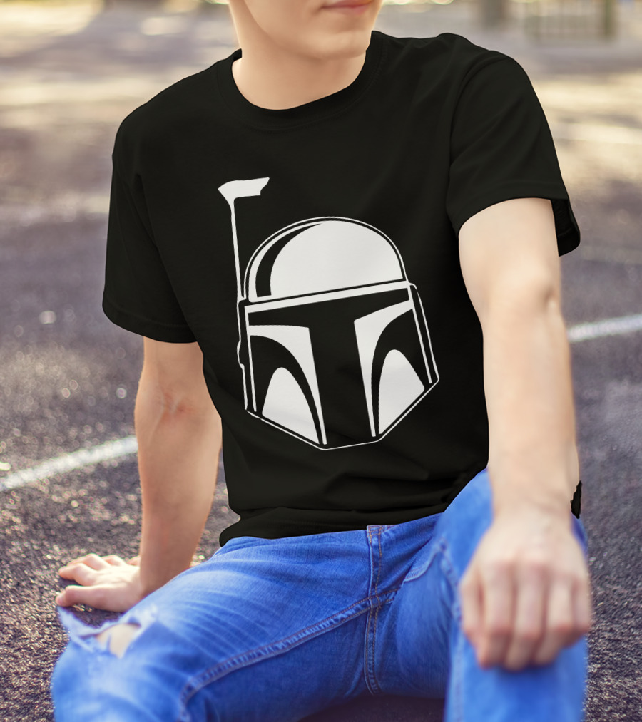 Star Wars Inspiriert Boba Fett Helm T-Shirt